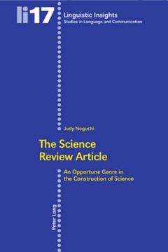 portada The Science Review Article: An Opportune Genre in the Construction of Science