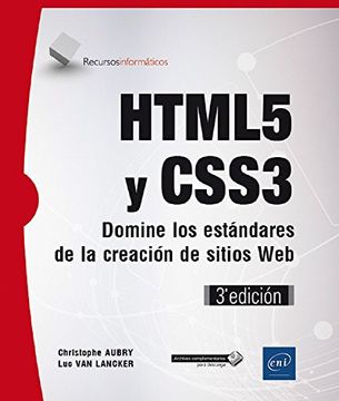 portada HTML5 y CSS3. Domine los estándares de la creación de sitios Web - 3ª edición
