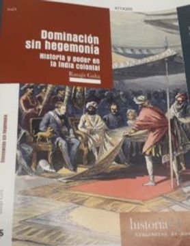 portada Dominacion sin Hegemonia: Historia y Poder en la India Colonial