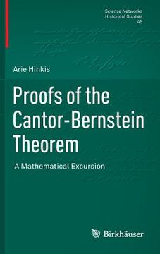 portada proofs of the cantor-bernstein theorem (en Hebreo)