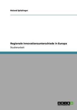 portada Regionale Innovationsunterschiede in Europa (German Edition)