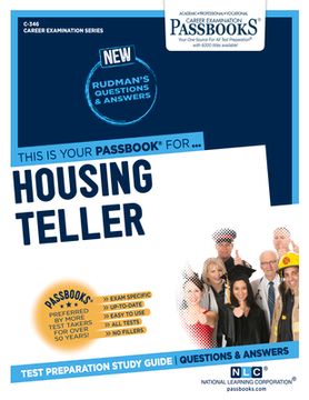 portada Housing Teller (C-346): Passbooks Study Guide Volume 346 (en Inglés)