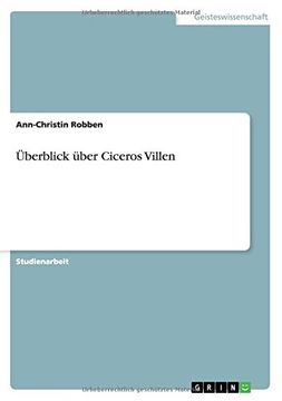 portada Überblick über Ciceros Villen (German Edition)