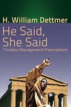 portada He Said, she Said: Timeless Management Prescriptions (en Inglés)