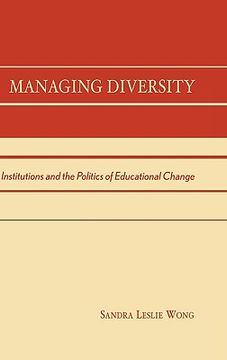 portada managing diversity: institutions and the politics of educational change (en Inglés)
