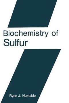 portada Biochemistry of Sulfur (en Inglés)