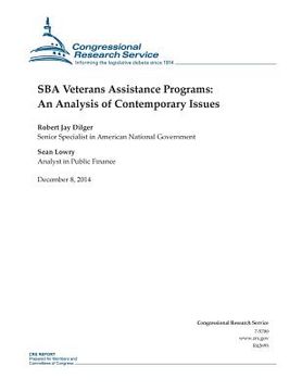 portada SBA Veterans Assistance Programs: An Analysis of Contemporary Issues (in English)