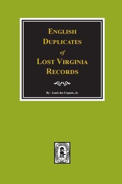 portada English Duplicates of LOST Virginia Records. (in English)