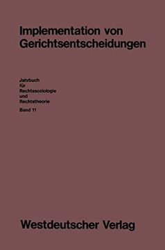 portada Implementation von Gerichtsentscheidungen (en Alemán)