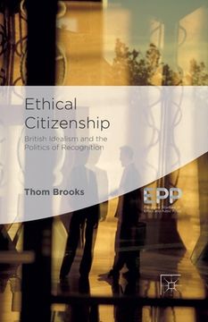 portada Ethical Citizenship: British Idealism and the Politics of Recognition (en Inglés)