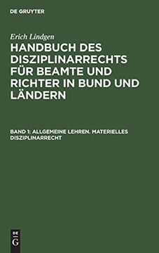 portada Allgemeine Lehren. Materielles Disziplinarrecht (en Alemán)