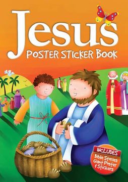 portada Jesus Poster Sticker Book (in English)