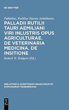 portada Palladii Rutilii Tauri Aemiliani Viri Inlustris Opus Agriculturae. De Veterinaria Medicina. De Insitione 