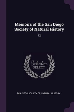 portada Memoirs of the San Diego Society of Natural History: 12 (en Inglés)