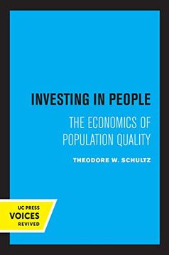 portada Investing in People: The Economics of Population Quality (The Royer Lectures) (en Inglés)