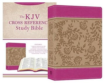 portada Holy Bible: Kjv Cross Reference Study Bible Compact Peony Blossoms 