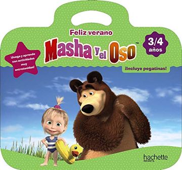 portada Feliz Verano con Masha y el oso 3-4 Años