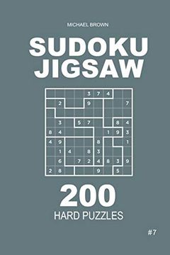 portada Sudoku Jigsaw - 200 Hard Puzzles 9x9 (Volume 7) (en Inglés)