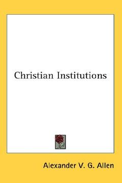 portada christian institutions (en Inglés)