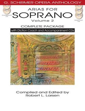 portada arias for soprano volume 2 complete package (en Inglés)