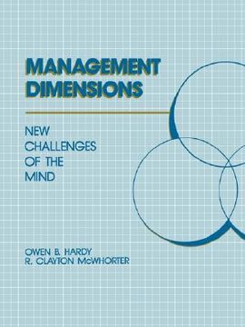 portada management dimensions: new challenges (in English)