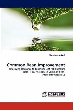 portada common bean improvement (en Inglés)