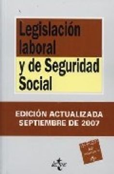 portada Legislacion Laboral y de Seguridad Social (9ª Ed. )