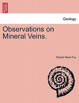 portada observations on mineral veins.