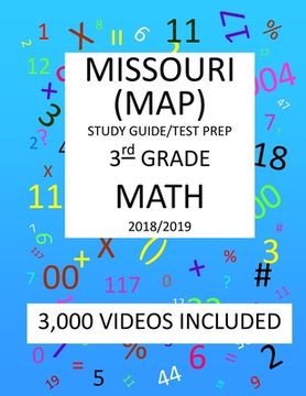 portada 3th Grade MISSOURI MAP, 2019 MATH, Test Prep: : 3rdh Grade MISSOURI ASSESSMENT PROGRAM TEST 2019 MATH Test Prep/Study Guide (en Inglés)
