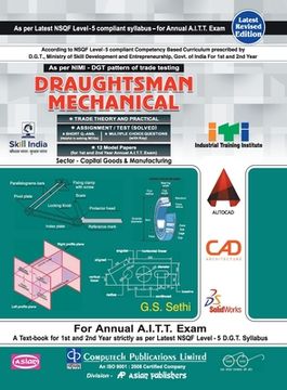 portada D-Man Mech. Th & Practical & Asst./Test Sol. (Nsqf - 5 Syll.) 1st & 2nd Yr (en Inglés)