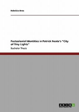 portada postcolonial identities in patrick neate's "city of tiny lights" (in English)