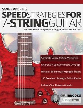 portada Sweep Picking Speed Strategies For 7-String Guitar (en Inglés)