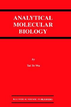 portada analytical molecular biology (en Inglés)