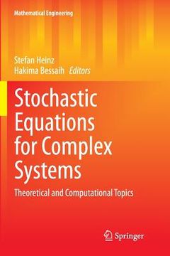 portada Stochastic Equations for Complex Systems: Theoretical and Computational Topics (en Inglés)