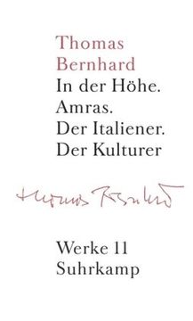 portada Erzählungen 1: In der Höhe. Amras. Der Italiener. Der Kulterer: Bd. 11 (in German)