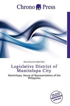 legislative district of muntinlupa city (en Inglés)