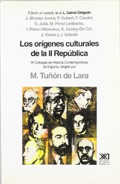 portada Los Origenes Culturales De La Ii Republica