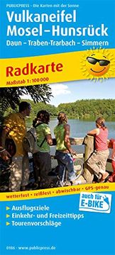 portada Vulkaneifel - Mosel - Koblenz: Radkarte mit Ausflugszielen, Einkehr- & Freizeittipps, Wetterfest, Reissfest, Abwischbar, Gps-Genau. 1: 100000 (Radkarte / rk) (en Alemán)