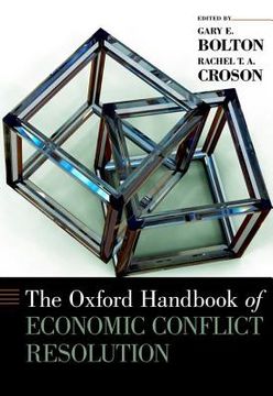 portada the oxford handbook of economic conflict resolution