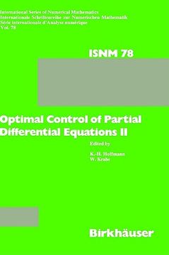 portada optimal control of partial differential equations ii: theory and applications (en Inglés)