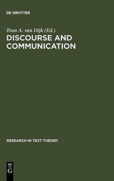 portada Discourse and Communication (Research in Text Theory) 