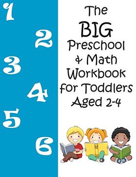 portada The big Preschool & Math Workbook for Toddlers Aged 2-4 (en Inglés)