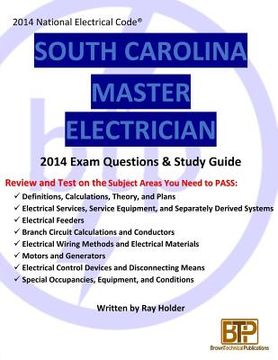 portada South Carolina 2014 Master Electrician Study Guide (in English)