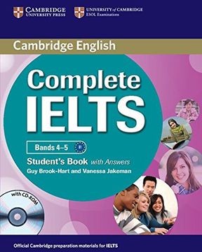 portada Complete Ielts Bands 4-5 Student's Book With Answers With Cd-Rom (in English)