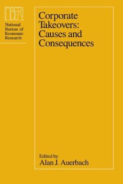 portada Corporate Takeovers: Causes and Consequences (National Bureau of Economic Research Project Report) (en Inglés)