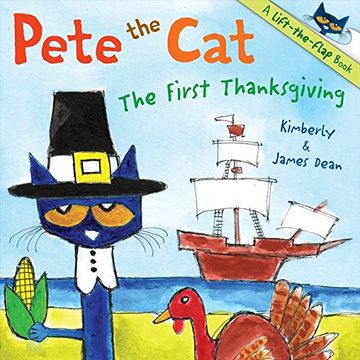 portada Pete the Cat: The First Thanksgiving (en Inglés)