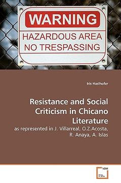 portada resistance and social criticism in chicano literature (en Inglés)
