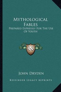 portada mythological fables: prepared expressly for the use of youth (en Inglés)