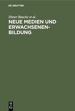 portada Neue Medien und Erwachsenenbildung (en Alemán)