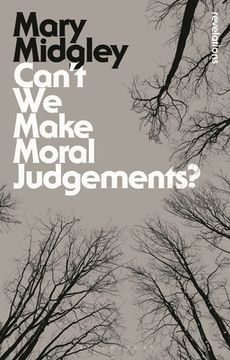 portada Can't We Make Moral Judgements? (in English)